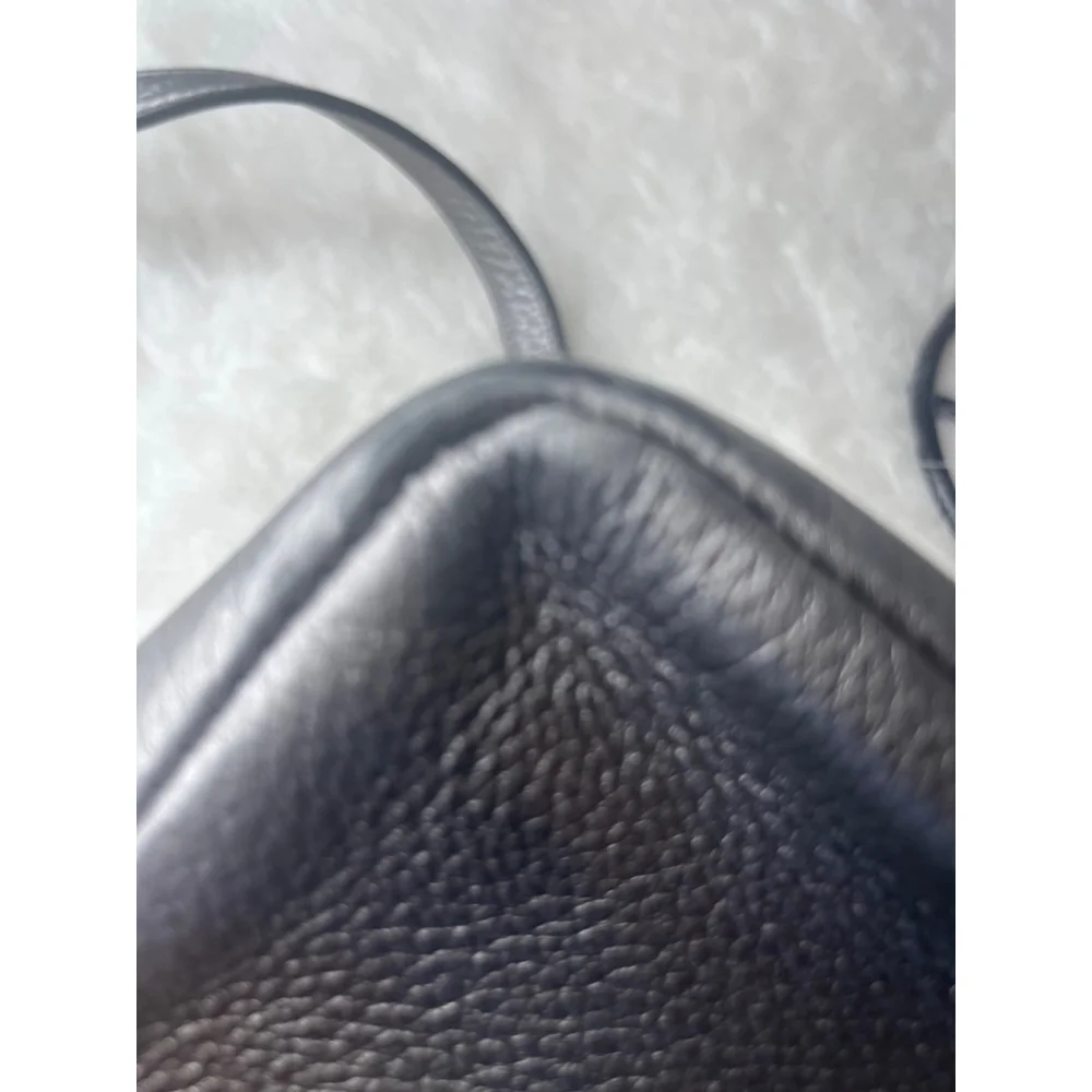 Diane Von Furstenberg Milo Mini Metallic Gray Crossbody Purse - Picture 11 of 13